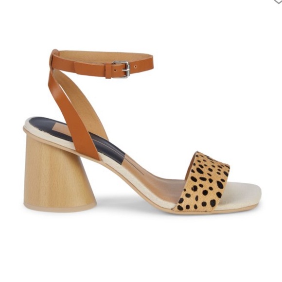Dolce Vita Shoes Dolce Vita Holly Calf Skin Fir Ankle Strap Wood